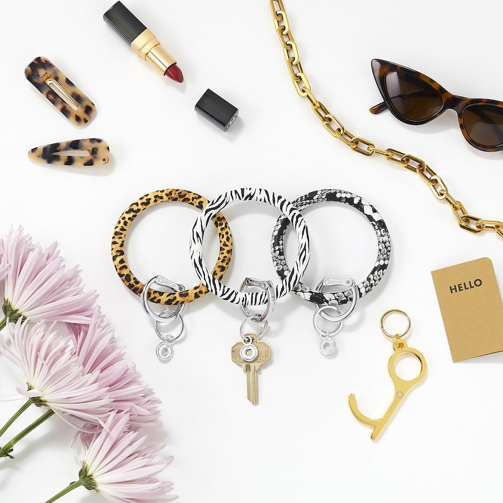 O Venture Print Collection - Silicone Big O® Key Ring