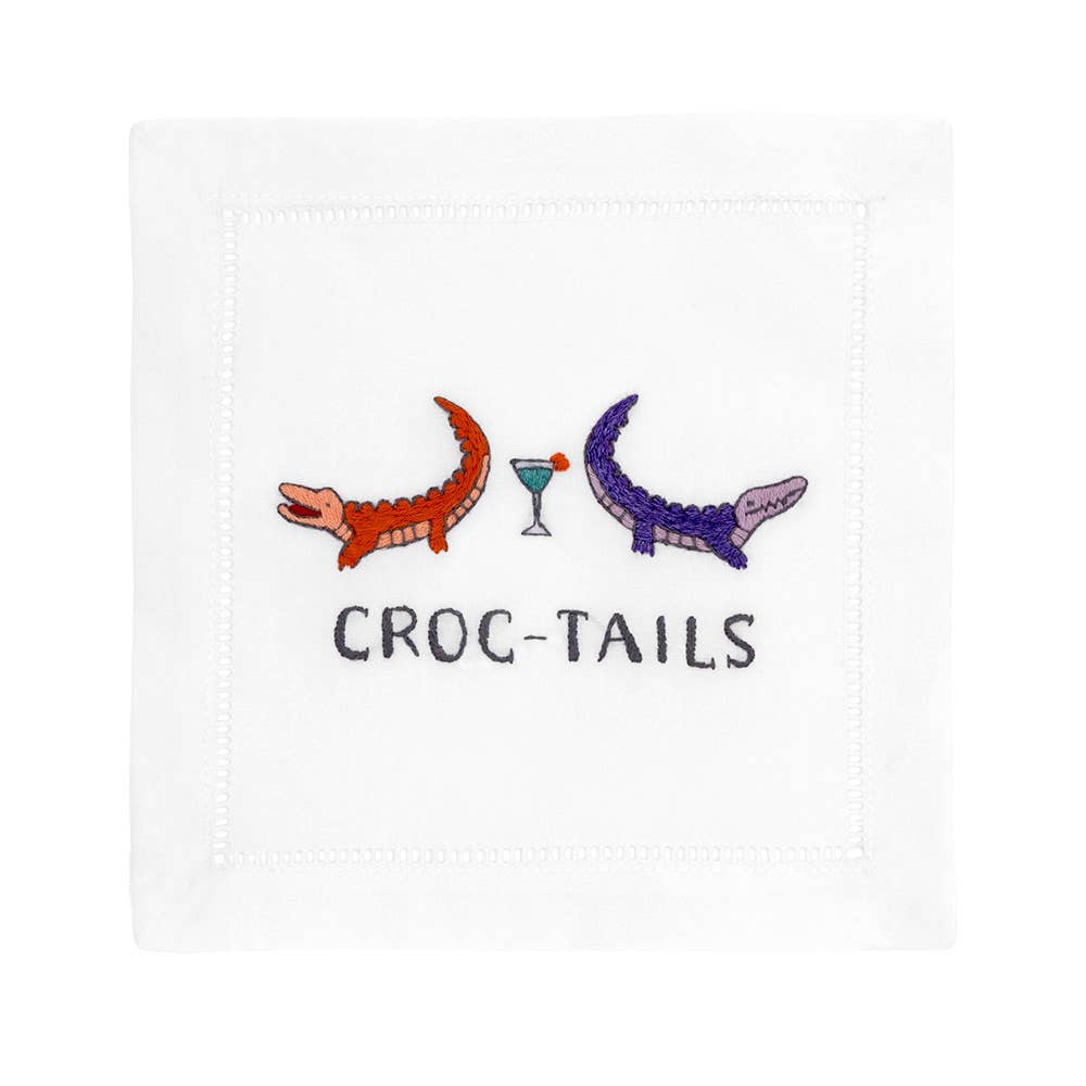 August Morgan Croctails Cocktail Coaster Set