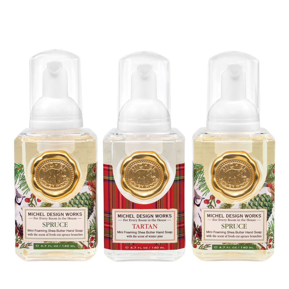 Mini Foaming Soap Set, Three Pieces