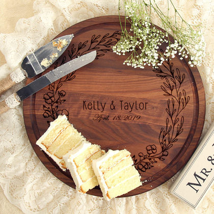 Wreath Personalized Wood Board